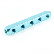 13mm Female Thread 5 Positions Inline Quick Couplers Air Hose Manifold Block