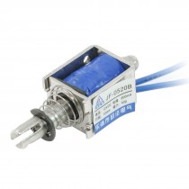 6mm Stroke Push Type Open Frame Linear Solenoid DC 12V 800mA