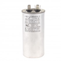 Washing Machine Lug Terminal Motor Run Capacitor 450VAC 25uF CBB65A-1