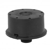 20mm Male Thread Diameter Black Plastic Compressor Silencer