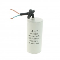 CBB60 AC 450V 35uF Cylindrical Non Polar Motor Capacitor for Washing Machine