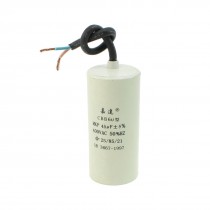 CBB60 AC 450V 45uF Cylindrical Non Polar Motor Capacitor for Washing Machine