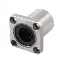 LMK16UU 17mm x28mm x37mm Flange Type CNC Linear Motion Rubber Shield Bearing