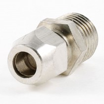 1/4" PT Male Threaded Hex Bushing Hydraulic Quick Adapter for 6mm Tube Pipe
