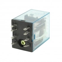 HH52P DC 12V Coil DPDT 8-Pin 8P Electromagnetic Power Relay