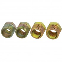 4 Pcs 3 4" to 1 2" PT M F Thread Air Pneumatic Tube Fittings Connectors