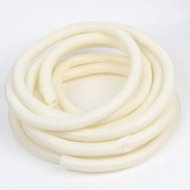 8.3 Meters 20mm Dia Plastic Flame Corrugated Hose White