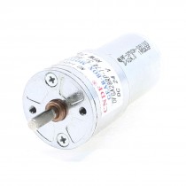 20RPM 24VDC 4mm Shaft Dia 2 Pins Speed Reducing Geared Motor