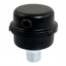 20mm Thread Dia Air Compressor Admitting Port Muffler Silencer Black