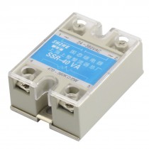 SSR-40VA 40A AC 24-380V Output Covered Adjustable Solid State Module Relay