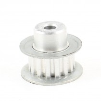 Silver Tone Aluminum Alloy XL Type 15 Teeth 6.2mm Pilot Bore Timing Pulley