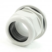 Waterproof M63X1.5 37-44mm Cable Range Graywhite Cables Gland Connector