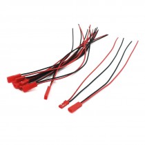 5 Pairs 22AWG 200mm Wire Cable w 2Pin JST M F Connector for RC Battery Motor