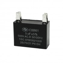 5uF AC 500V Air Conditioner Fan 4 Pins Motor Capacitor