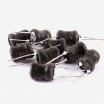 22UH 8mm x 10mm UL-polyolefin Metal Electronic Circuit Inductors 10 Pcs