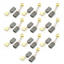 10 Pairs Sprial Spring 43/64" x 27/64" x 7/25" Motor Carbon Brush