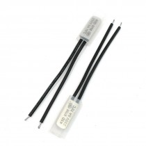 250V 5A NC. 70C Bimetal Thermostat Temperature Sensor Control Switch 2PCS