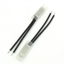 250V 5A NC. Bimetal Head 2 Wire Cable Connector 115C Thermostat Switch 2 PCS