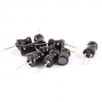 10 Pcs 150uH 9mm x 10mm Axial Leaded Power Plug-in Inducers