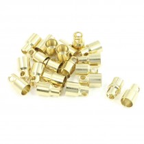RC Battery 8mm Inside Dia 15mm Length Female Plug Bullet Connector 20 Pcs