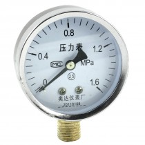 Air Compressor Fittings 13mm Thread 1.6Mpa Pressure Gauge