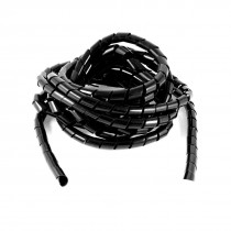 8.5Meter Long PE Polyethylene 12mm Spiral Cable Wire Wrap Tube Black