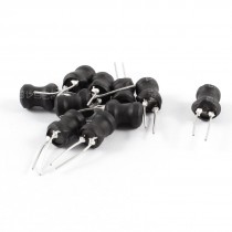 10pcs Magnetic Core 4.7uH Radial Leads 6x8 6mm x 8mm Inductors