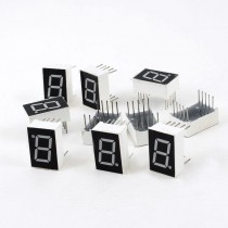10x Common Cathode 10 Pin 1 Bit 7 Segment 0.5" Red LED Display Digital Tube