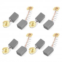 8 Pcs Spare Parts 6mm x 9mm x 12mm Carbon Brush for Dust Collector