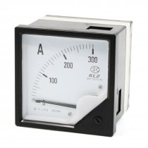 80mm Square Panel AC 300A 300/5 Amplifier Analog Meter Ammeter Pointer