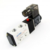 DC 12V 3 0W 120mA Inner Guide 2 Position 5 Way Air Control Solenoid Valve