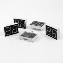 5 Pcs Common Anode 10 Pin 2 Bit 7 Segment 0.8" Green LED Display Digital Tube