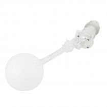 Adjustable Angle 3" White Ball Liquid Water Level Float Sensor Switch