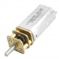 12V 20RPM 3mm Shaft Diameter 2 Pin Connectors Mini DC Gear Box Motor