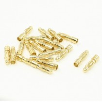 20pcs RC Model Battery Male Banana Bullet Connector Plug 4mm