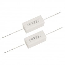 5W 2.2K 2K2 Ohm 5% Ceramic Cement Resistor 5 Watt 10pcs