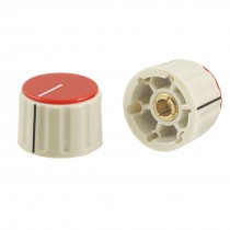 4 x Volume Control Potentiometer 15/64" Split Shaft Hole Pots Knobs