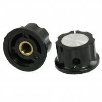 Replacement Volume Control 15/64" Split Shaft Potentiometer Knob 2 Pcs