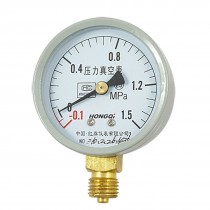 -0.1-1.5 MPa 0.55" NPT Pneumatic Vacuum Pressure Gauge