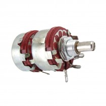 Electrical Coaxial Axes Double Potentiometer 1K Ohm New