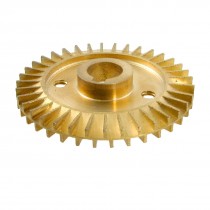 Gold Tone Brass 60mm Diameter Brass Impeller for Water Pump 