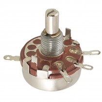 WH118-I 2.2K ohm 2W Carbon Composition Rotary Taper Potentiometer