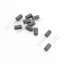 6mm x 10mm x 0.8mm Axial Lead 6 Channel Ferrite Beads Inductors 10 Pcs