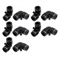 10 Pcs Air Pneumatic 12mm to 12mm L Shaped Push in Elbow Connector Fittings