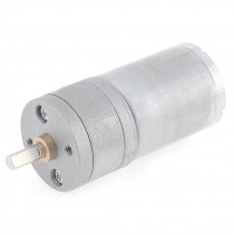 12V 500RPM Output Speed 4mm Shaft Dia DC Gearbox Geared Motor