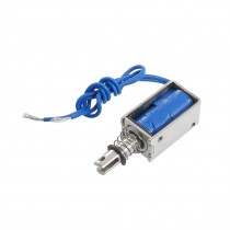 10mm Rod DC 12V 1A Open Frame Linear Solenoid Electromagnet