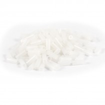 200 Pcs 5mmx13mm White Nylon 66 LED Spacer Supports Cylindrical for PC Board