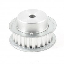 Silver Tone Aluminum Alloy XL Type 24 Teeth 6.2mm Pilot Bore Timing Pulley