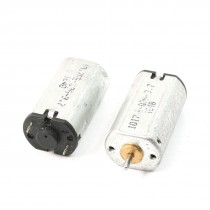 DC 6V 10000RPM 1mm Shaft Diameter 2 Pins Flat Magnetic Motor