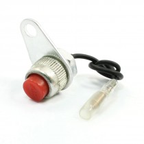 12VDC Single Lead Wire Momentary Action Push Button Car Stop Switch